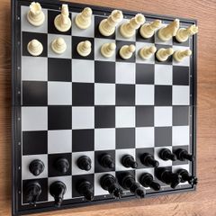 Portable chess set with board