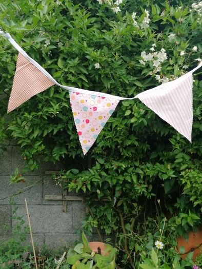 Bunting for  Garden Parties, Communions, Confirmations, Indoors