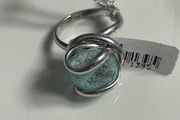 Rhodium S Venice Light Turgeon Swarovski Ring
