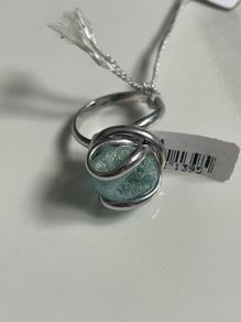 Rhodium S Venice Light Turgeon Swarovski Ring