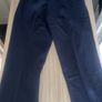 Navy Blue Kids Suit Trousers Image 3
