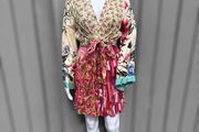 New River Island Mixed Print Mini Dress