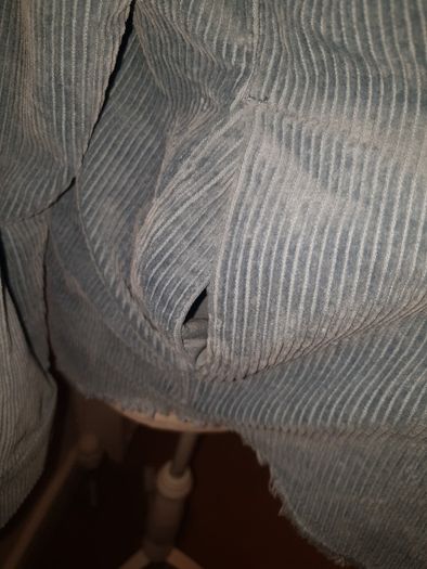 Zara blue corduroy shacket xs uk8-10