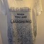 Janina cream slogan t-shirt size UK18 EU46 Postage included Image 2