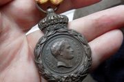 France.St Helena Campaign Medal.Napoleonic Wars..Est 1857.Service 1792 to 1815.Army/Navy.