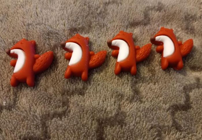 Forest animal decorations Set of 4