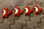 Forest animal decorations Set of 4