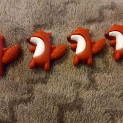 Forest animal decorations Set of 4