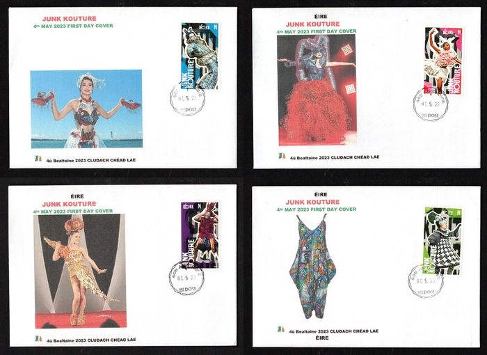 2023 Ireland Junk Kouture Fashions Commemorative Stamps PaddyAchill First Day Cover (FDC)