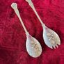silver plated serving spoons Image 3