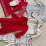 Mamas and Papas Baby Bodysuits and Dress Bundle (winter, Christmas print) 3-6 months Image 2