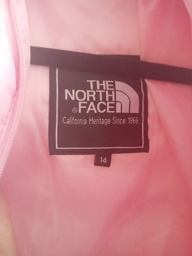 fake pink North face jacket