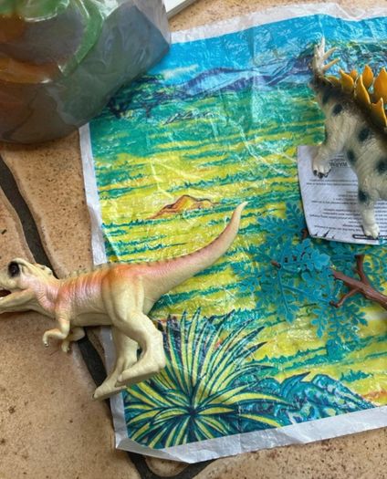Dinosaur bundle- electronic Dino included and figures