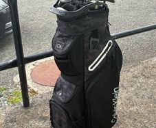 Calvin Klein golf bag and clubs