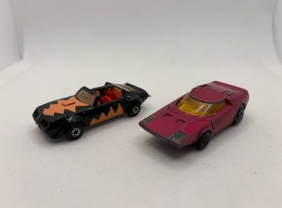 Vintage Matchbox Super Fast Pontiac and Clipper