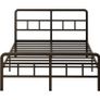 Double Bed Frame with Curved Headboard and Footboard Image 2
