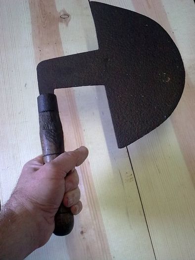 Old Irish blacksmith made vegetable chopping tool