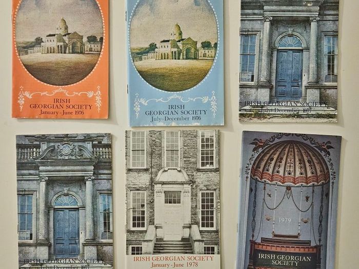 Irish Georgian Society bulletins lot 1967-1982 rare collectors paraphernalia