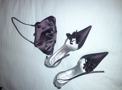 Ladies shoes and bag set