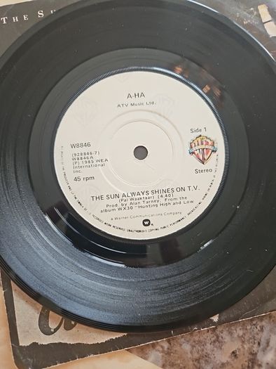 a-ha 7" (Irish) - The Sun Always Shines On TV