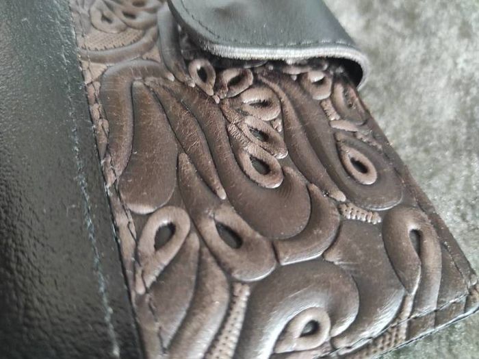 Cow leather wallet