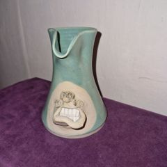 Irish Stoneware face milk jug