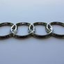 Audi rear Chrome Grill Badge Emblem 180mm Image 2