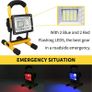 LED Work Lights Portable Floodlight Waterproof Security LED Rechargeable FloodLight for Outdoor, Garage, Car Repairing, Camping, Hiking Image 8