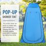 Pop Up Shower Tent Camping Toilet Privacy for Outdoor Changing Dressing Fishing Bathing Storage Room Tents, Portable with Carrying Bag Image 5
