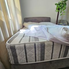 Double Bed with Earl Deep Ortho Mattress, Duvet, Pillows & Sheets