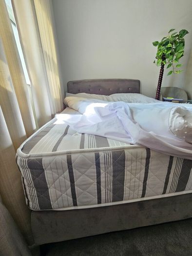 Double Bed with Earl Deep Ortho Mattress, Duvet, Pillows & Sheets