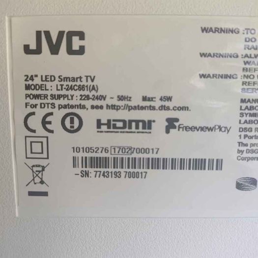 Jvc 24'' Led Smart Tv