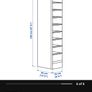 20 pieces of closet organisers (ikea skubb mostly) Image 3