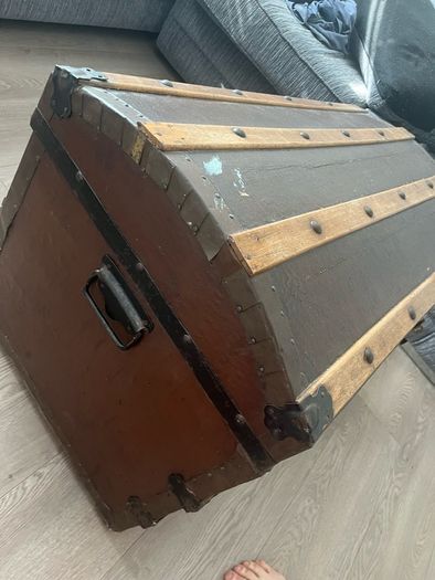 antique travel chest