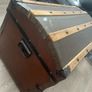 Old travellers chest , lined with super heroes and used as toy chest Image 5