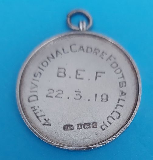 1919 Silver Football Medal 13.2g