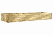 Garden Raised Bed 300x50x48 cm Impregnated Pinewood 19 mm ID: 140