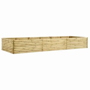 Garden Raised Bed 300x50x48 cm Impregnated Pinewood 19 mm ID: 140