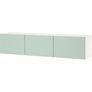 TV Bench BESTA Ikea White Pale Grey Green Image 3