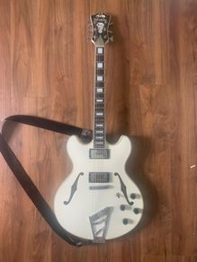 D'Angelico Premier DC Semi-Hollow Champagne