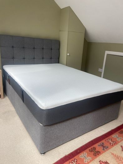 Double Bed Frame and Mattress