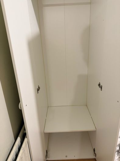 White 2 doors wardrobe