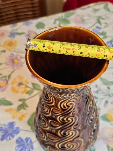 Vintage Irish Celtic Earthenware Vase   1960s/70s