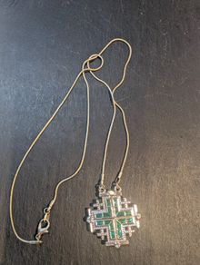 Transformer necklace original silver