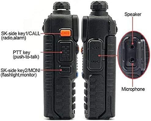 Ham Radio High Power Long Range Two-way Radio with 4pcs Battery and TD-771 Antenna,USB Charging Dual Band 2 way Radio Rechargeable Walkie Talkie with Earpiece for Survival Gear,2