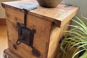 Antique Wooden Trunk/Blanket Box