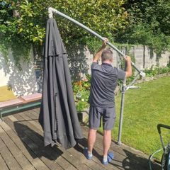 3m parasol black
