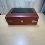 Two-Tone Leather Hard Case Briefcase - Vintage - Combination lock Image 7