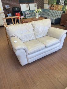 2 seater leather sofa