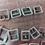 75 Brass metal horse harness Buckles Image 6